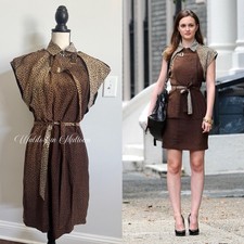 ASO BLAIR WALDORF LEOPARD DRESS
