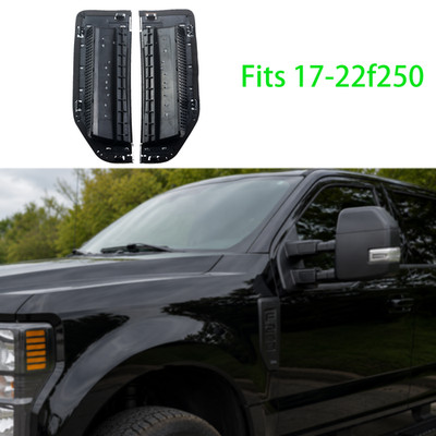 DRIVER &PASSANGER Side Emblems Blackout Badges For 2017-2022 F250XL