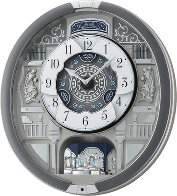 SEIKO Melodies in Motion Wall Clock, Musical Motifs Seiko QXM366SRH