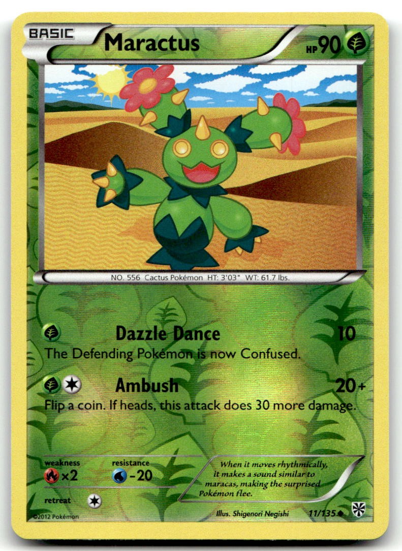 EXC-NM Reverse Holo Maractus #11/135 (Plasma Storm)