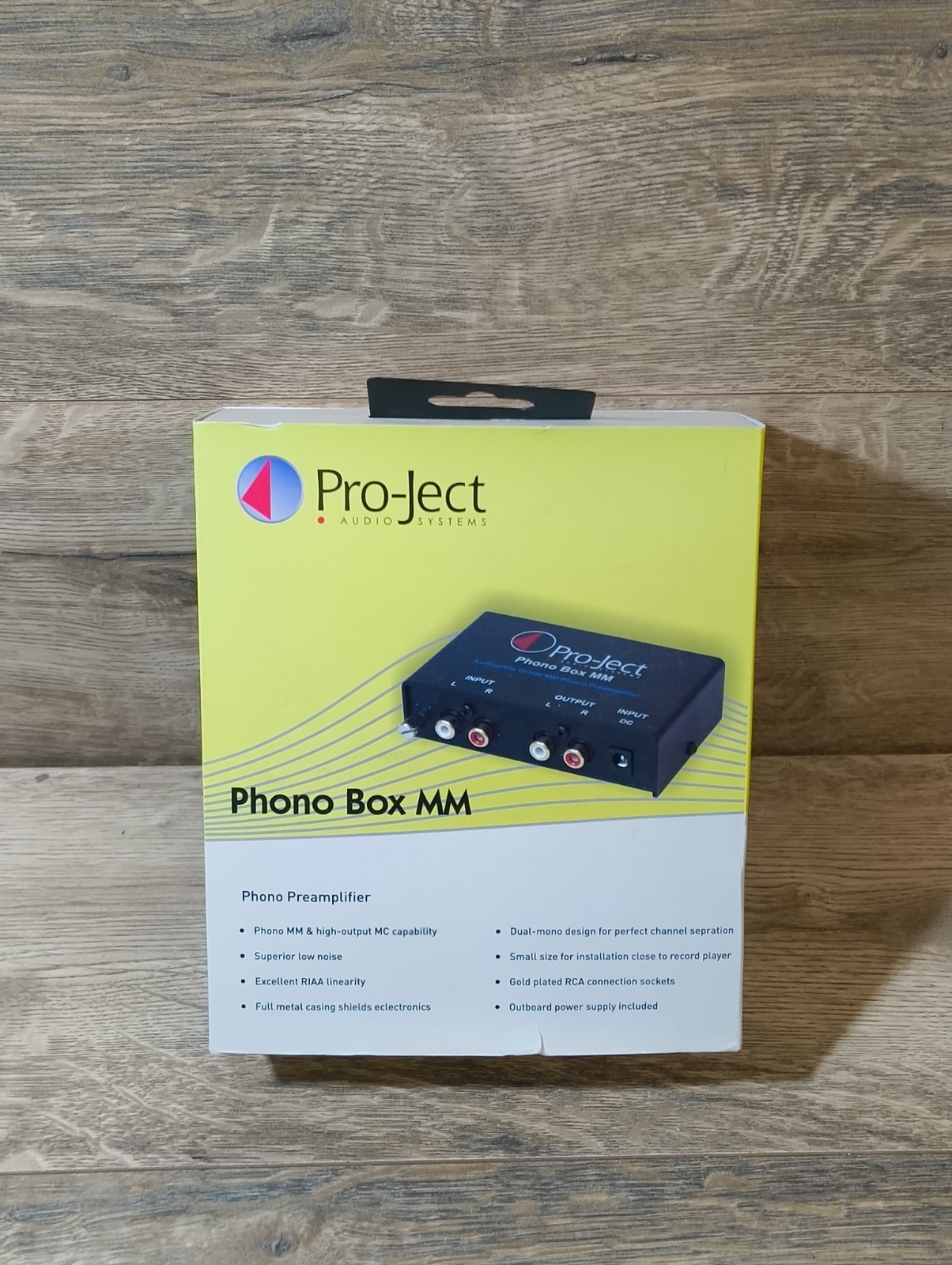 Pro-Ject Phono Pre-Amplifier - Black - Phono Box MM - VGC & Boxed