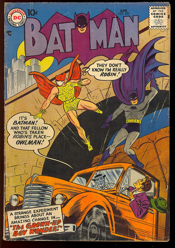 Batman #107 Unrestored Early Silver Age Superhero Vintage DC Comic 1957 VG-
