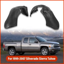 Front Splash Shield Fender Liner Set For 1999-2006 Chevy Silverado / GMC Sierra