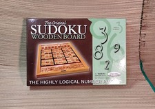 The Original Sudoku Wooden Board Game Factory Sealed 