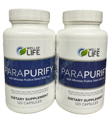 WELL OF LIFE ParaPurify | 120 Vegetarian Capsules Free Shipping(2 Unit)   