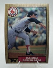 Calvin Schiraldi Boston Red Sox #94 1987 Topps ⚾️