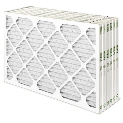 20x30x1 MERV 8 Pleated AC Furnace Air Filters.    6 Pack