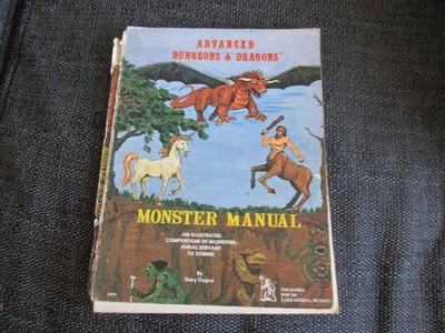 TSR AD&D MM MONSTER MANUAL SB 2009 SOFTBACK PPB VGC GYGAX 1977 GW DUNGEON DRAGON