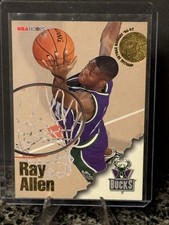 1996-97 NBA Hoops Ray Allen HOF Rookie RC #279 Milwaukee Bucks HOF