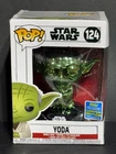 Yoda Green Chrome Funko Pop Star Wars #124 2019 Summer Convention Exclusive