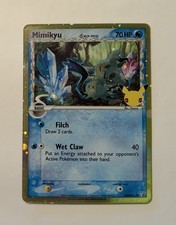 Mimikyu SWSH136 Pokemon Celebrations 25th Anniversary Black Star Promo NM
