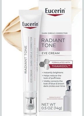 Eucerin Radiant Tone Eye Cream Dark Circle Corrector, Eye Brighten