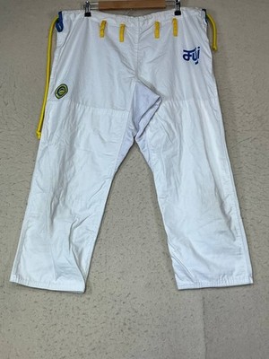 Fuji Suparaito Kimono Pants Only A3 White GI MMA Karate Belted
