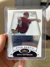 2008 Topps Finest - Rookie Autograph Ross Detwiler #164 (AU, RC)