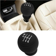 Car Gear Shift Knob Cover, 6-Speed Anti-Slip Silicone Veh Color: 6-Speed Right