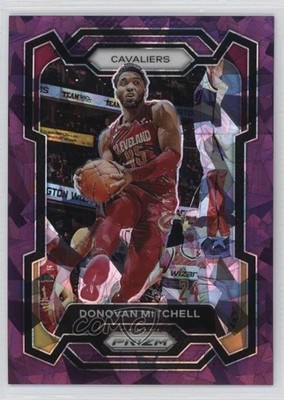 2023-24 Panini Prizm Purple Ice Prizm 125/149 Donovan Mitchell #43 1ep2