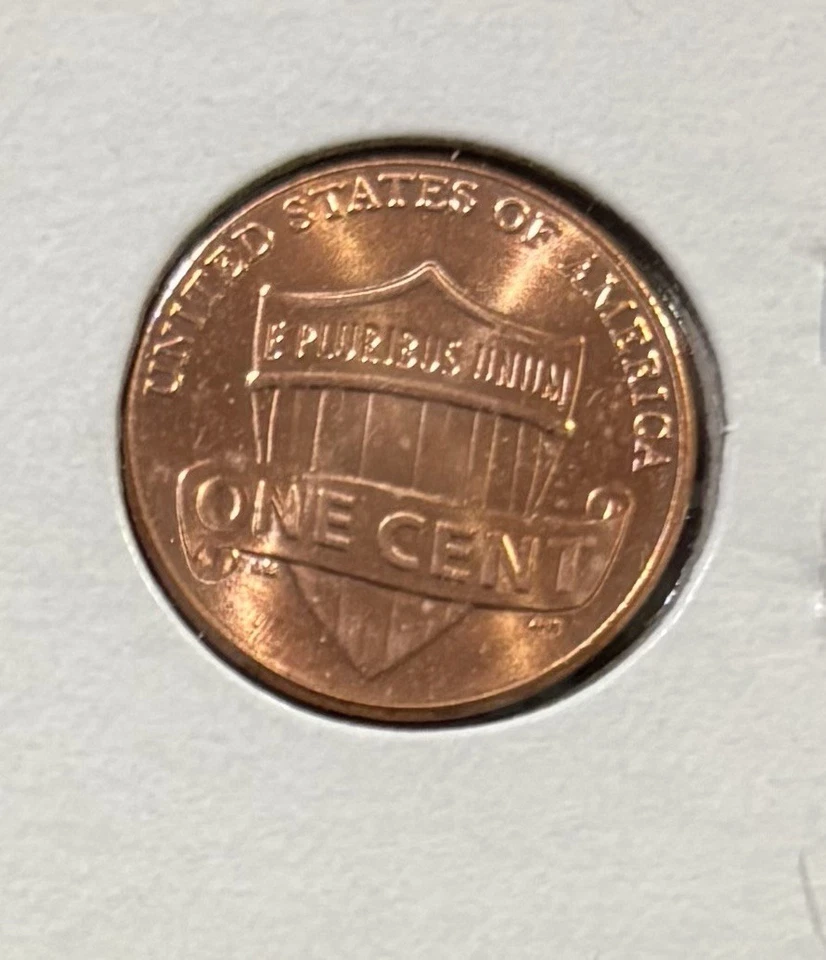 Rare! 2017-D Lincoln Shield 1C Penny Lamination & Off strike Error! Free Ship! - Image 2 of 3