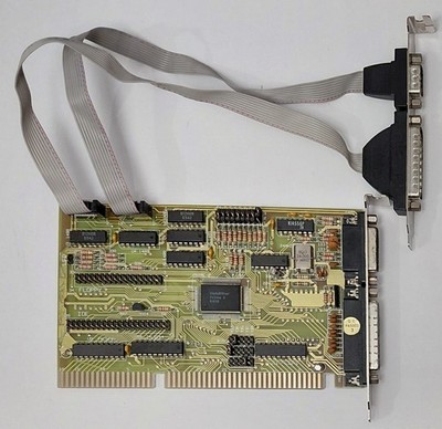 Kentech IDE PLUS V3 ISA Multi-I/O IDE Floppy Controller (Goldstar, Retro, 1994)