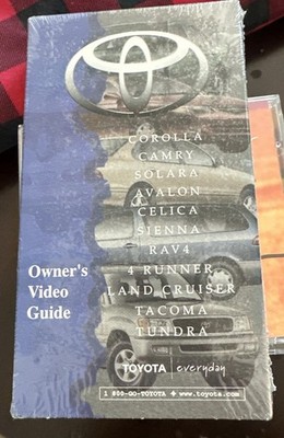 Toyota Owner's Video Guide VHS TAPE NEW SEALED Tacoma Tundra Camry Rav 4 Runner