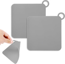2 Pieces Silicone Tub Stopper Shower Drain Cover Floor Drain Anti-Odor Mat Showe