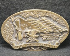 XB01144 VINTAGE 1996 125TH ANNIVERSARY NATIONAL RIFLE ASSOCIATION BELT BUCKLE
