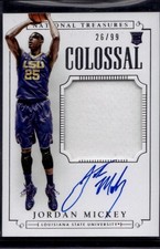 2015 Panini National Treasures Collegiate #357 Jordan Mickey #/99