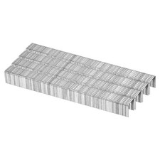 20 Gauge Narrow Crown Staples 7/16"x1/2", 10000Pcs Galvanized Steel, White 0.0051 per staple