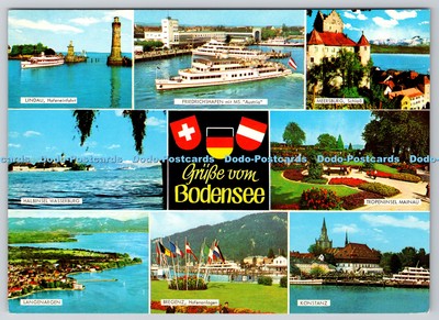 D327807 Bodensee. Motorschiff Austria der OBB auf dem Bodensee. Bodan Ansichtska