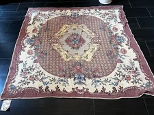 Vintage Best of Flanders Coverlet, made in Belgium  queen size floral patern 