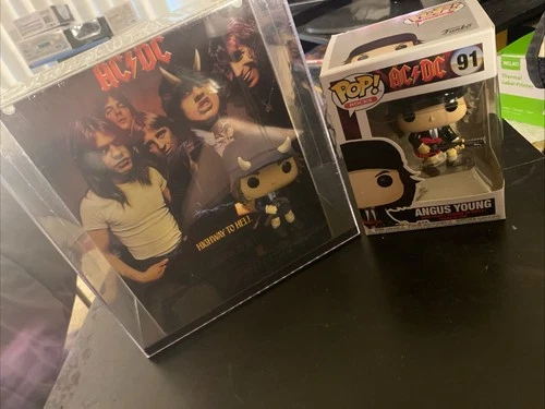 Lot Of 2 Funko - Includes Pop Rocks Angus Young And AC/DC Pop Album(no box)