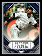 Derek Jeter New York Yankees 2020 Topps Update #YOC-05 20 Years of The Captain