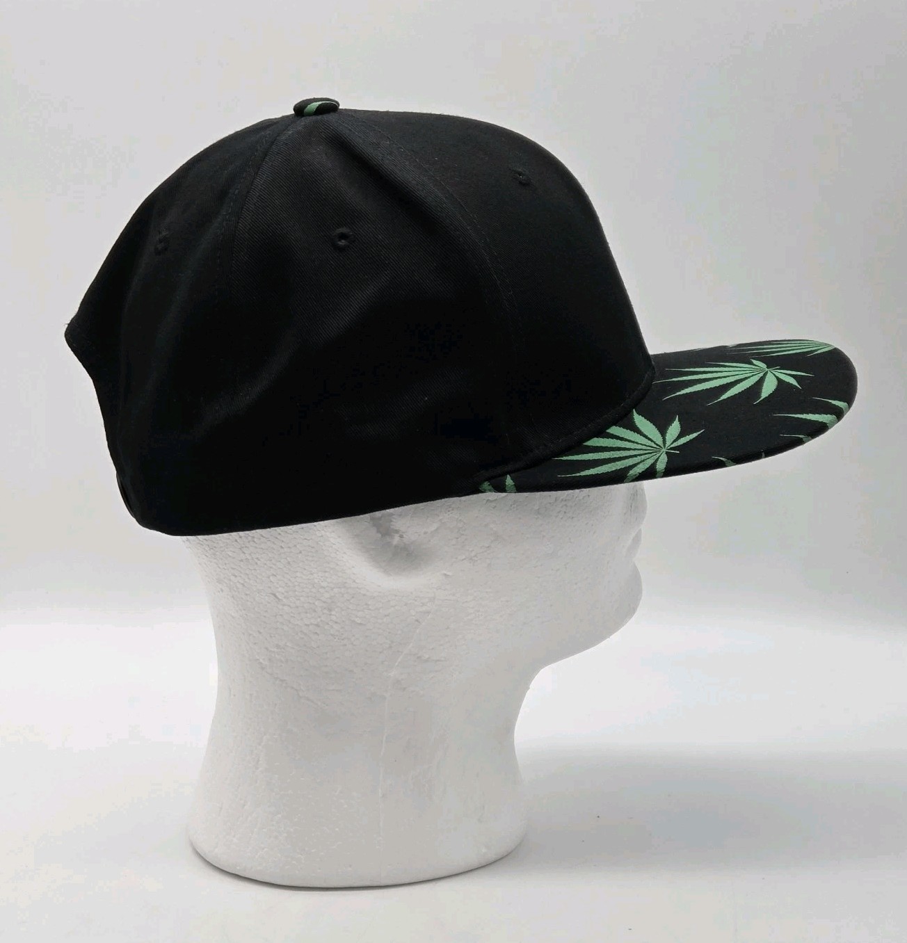 Marijuana Leaf FF Logo Adjustable Hat Cap - Black… - image 6