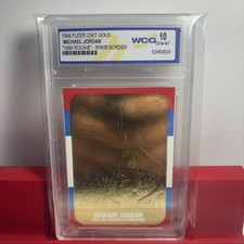 1998 MICHAEL JORDAN Fleer 23KT Gold 