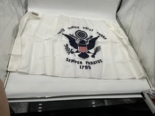 US Coast Guard Nylon 2 1/2 X 4โ Flag Nylon Banner Made In USA 4576D