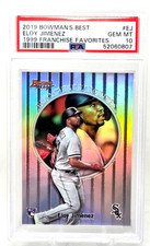 2019 Bowman Best REFRACTOR ELOY JIMENEZ RC Rookie Baseball Card PSA 10 GEM MINT