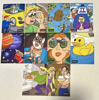 2017 Upper Deck Skybox Clerks The List Lot Of (10)