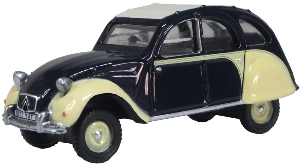 Oxford Diecast 76CT008 OO Gauge Citroen 2CV Dolly Blueberries & Cream