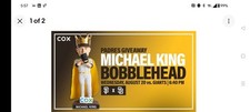  San Diego Padres Michael King Bobblehead SGA 8/20/25. New in Box!