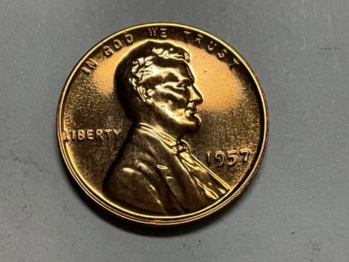 1957 P Lincoln Cent Proof #2