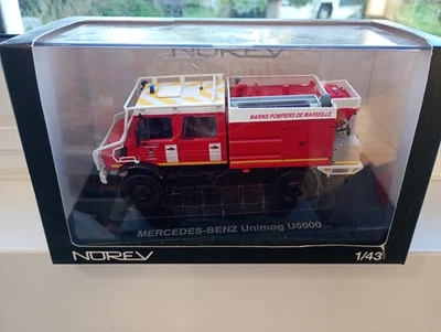 Mercedes-Benz Unimog U5000 Marins Pompiers de Marseille Norev 1/43 - Photo 1/2
