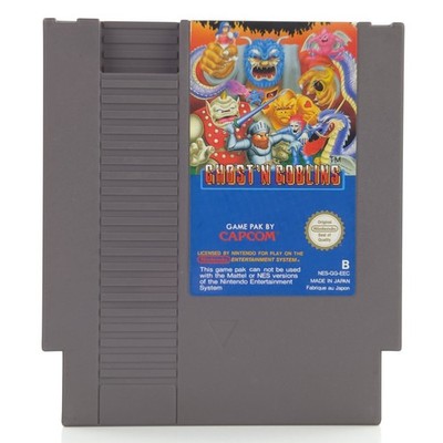 Nintendo NES Spiel: Ghost´N Goblins - Modul und Schutzhülle CAPCOM (PAL-B EEC)