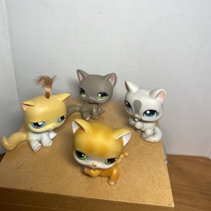 Littlest Pet Shop LPS Short Hair Cat LOT #1472 #42 #467 #11