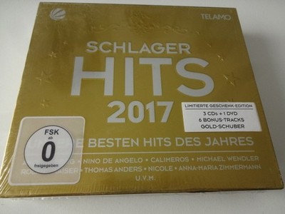 NEU 3-CD + DVD OVP. SCHLAGER HITS 2017 Lim. EDITION Roland Kaiser, FANTASY,Berg
