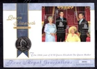 GB - 2000 Queen Mother 100th Birthday £5 Coin PNC First Day Cover