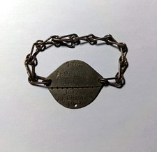 plaque identité soldat  Haute Vienne classe 1924 15éme Régiment du Génie