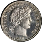1910 Barber Dime Proof Nice Proof Nice Eye Appeal Strong Strike