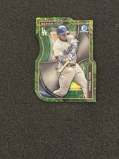 2015 Bowman Chrome #SN-YP Yasiel Puig Series Next Green Die Cut /99 Dodgers