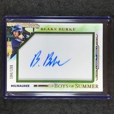 2025 Boys of Summer BLAKE BURKE Jumbo Acetate Auto 184/199