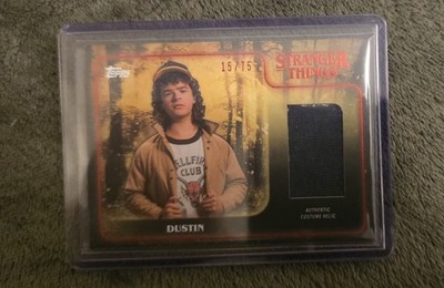 Stranger Things Topps 2025 Dustin Relic Card 15/75