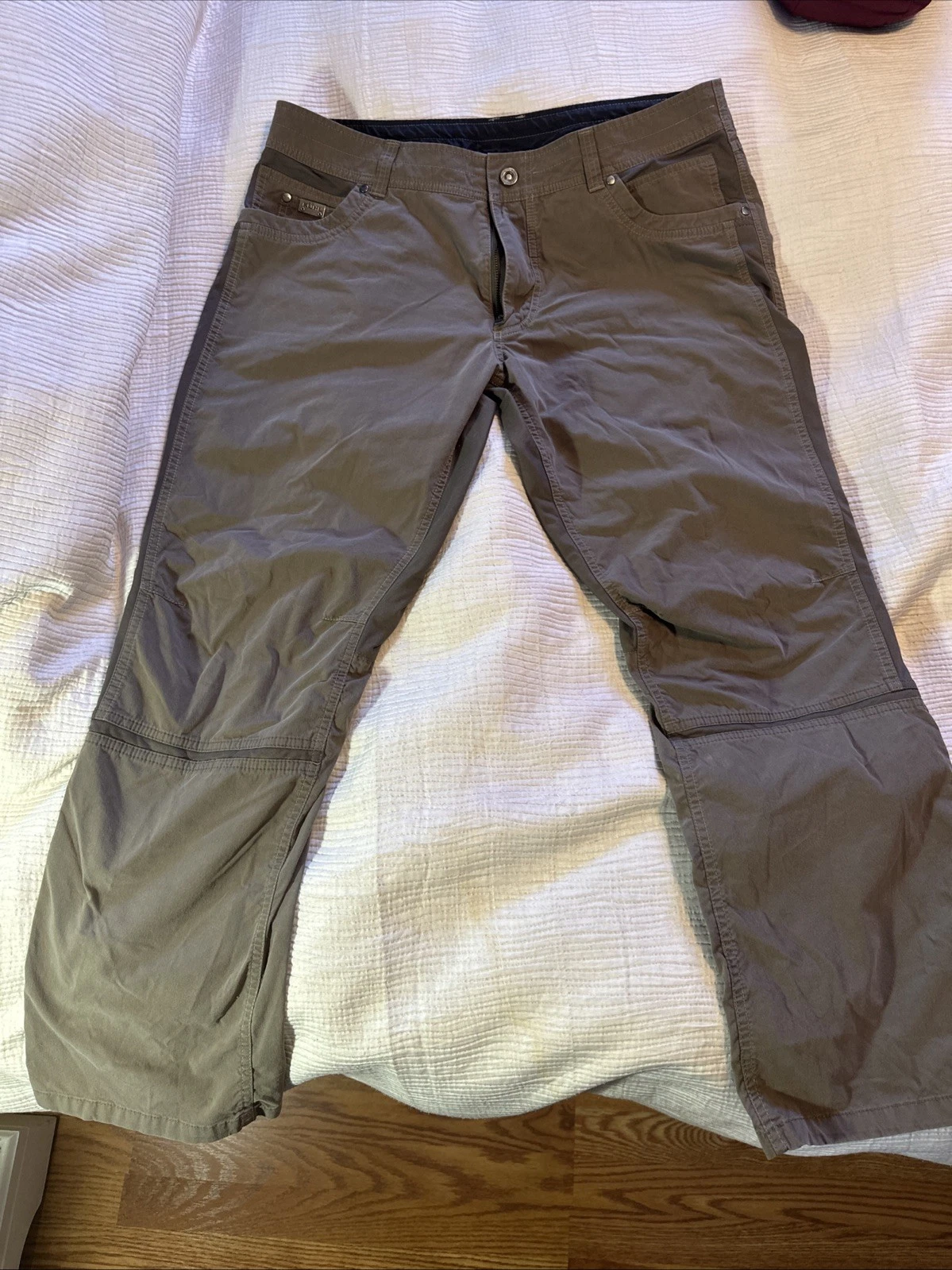 Kuhl Pants Mens 38x30 Brown Radikl Hiking Outdoor Camping Performance Stretch